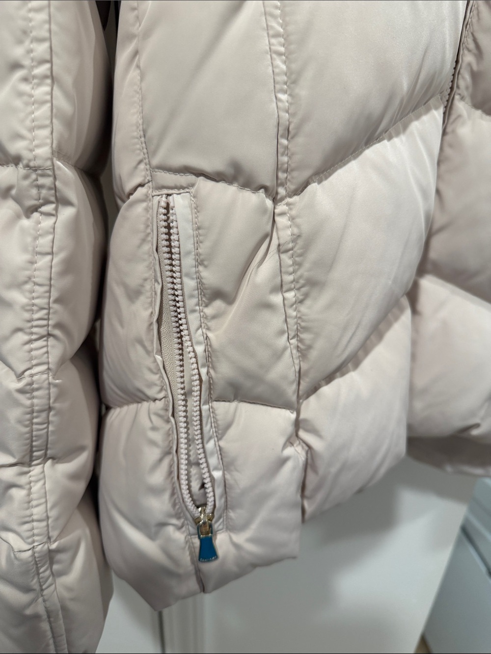Calvin Klein Quilted Puffer Jacket with Faux Fur Hood - Picture 3 of 8